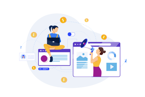 Concept de marketing numérique - Marketing numérique 